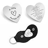 NATSUNO Bible Verses Leather Keychain,Christian Pocket Hug,You Are Beautiful Pocket Hug,Long Distance Relationship Gifts,Religious Christian Prayers Inspirational Gifts for Women Men,Psalm 139:14