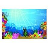 Fun Express - Vbs Under The Sea Backdrop Banner - Party Decor - Wall Decor - Preprinted Backdrops - VBS Vacation Bible School Supplies/Decor - 3 Pieces
