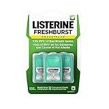 Listerine Freshburst Pocketpaks Breath Strips, Dissolving Breath Freshener Strips Kill 99% of Germs that Cause Bad Breath, Portable for On-the-Go, Minty Flavor, 24-strips (Pack of 1)