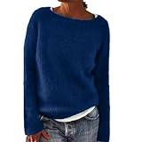 Fall Staples Women's Fair Isle Knitted Sweater Vintage Long Sleeve Boat Neck Retro Lightweight Pullover Top for 2024 Fall Winter Color Block Dressy Elegant Crochet Sweaters My Recent Orders Place