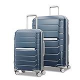 Samsonite Freeform Hardside Expandable with Double Spinner Wheels, Navy, 2-Piece Set (21/28)