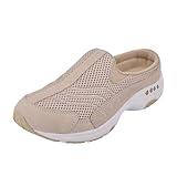 Easy Spirit womens Traveltime Mule, Natural 280, 7 Wide US