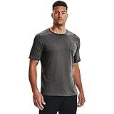 Under Armour Men's Sportstyle Left Chest Short-Sleeve T-Shirt , Charcoal Medium Heat (019)/Black , X-Large