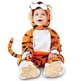 Spooktacular Creations Halloween Baby Tiger Costume Set for Kids,Toddler Deluxe Halloween Dress Up Party, Animal and Cartoon Characters Theme Party (6-12 Months)