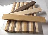 3/4” x 2” x 16” Combo of 6 Walnut 6 Cherry and 6 Hard Maple - 18 Boards