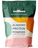 wellious Clean Vegan Protein Powder Vanilla - Plant Based Protein, Dairy Free, for Gut Health, No Sodium, High Fiber, Keto Friendly, Non Dairy, Lactose Free Protein Powder