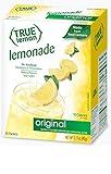 TRUE LEMON Original Lemonade Drink Mix| Made from Real Lemon | No Preservatives, No Artificial Sweeteners, Gluten Free | Water Flavor Packets & Water Enhancer with Stevia 30 Count (Pack of 1)