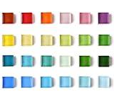 Mymazn 24 Color Refrigerator Magnets - Colorful Fridge Magnets with Cute Decorative Designs for Office, Kitchen, Locker, Glass