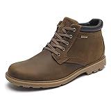 Rockport Men's Rugged Bucks Waterproof Boot, Boston tan, 9.5 M