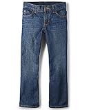 The Children's Place Boys Basic Bootcut Jeans,Dk Juptier Single,6