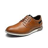 Bruno Marc Men's Casual Dress Shoes,Size 10.5W,Brown,SBOX2336MWIDE