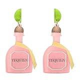 Cinco De Mayo Earrings For Women Cinco De Mayo Outfit Mexican Earrings For Women Cute Style Chili Pepper Cactus Racket Guitar Acrylic Earring Mexican Carnivals Party Jewelry Gifts (Pink Bottle)