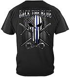 Police T Shirt - Blue Lives Matter Flag - Law Enforcement -ADD-FF2400L