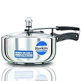 Hawkins B60 Pressure Cooker, 3 L, Stainless Steel, Silver