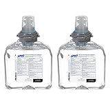 Purell Advanced Green Certified Instant Hand Sanitizer Foam, 1200 mL Hand Sanitizer Foam Refill for Purell TFX Touch-Free Dispenser (Pack of 2) - 5391-02