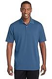 SPORT-TEK Unisex PosiCharge RacerMesh Polo, Dawn Blue, Large