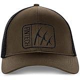 Fintech Logo Snapback Hat - Military Olive