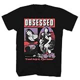 Olivia Rodrigo T Shirt Obsessed Adult Black Short Sleeve American Singer Songwriter Pop Music Graphic Tee