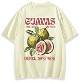 Guavas Retro Shirt Guavas Retro V Neck Shirt Commercial Graphic Tee Unisex Fruit Lover T-Shirt