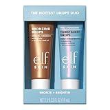 e.l.f. SKIN The Hottest Drops Duo, Holy Hydration! Thirst Burst & Bronzing Skincare Set, For A Dewy, Sun-Kissed Look, Vegan & Cruelty-Free