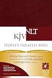 People's Parallel Bible KJV/NLT (Imitation Leather, Burgundy/maroon)
