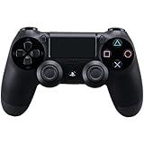 DualShock 4 Wireless Controller for PlayStation 4 , television- Jet Black (Renewed)