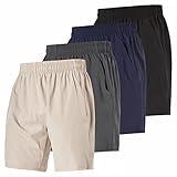 Ultra Performance Mens Workout Gym Shorts Men Casual 4 Pack Men's Athletic Running Shorts for Men 7 Inch Inseam