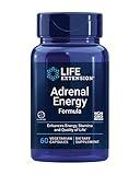 Life Extension Adrenal Energy Formula, Help inhibit The Effects of Stress, holy Basil, cordyceps, bacopa and ashwagandha, Gluten Free, Non-GMO, Vegetarian, 60 Capsules