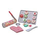 Melissa & Doug Slice and Bake Wooden Christmas Cookie Play Food Set