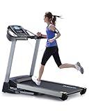 BORGUSI Treadmill with 15% Auto Incline - 350 LBS Capacity, 3.5HP Electric Folding Treadmill Up to 10MPH Speed, Running Machine with 20" Wide Tread Belt & LCD Display for Home Use, Bluetooth Speaker