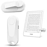 DATAFY Remote Control Page Turner for Kindle Paperwhite Oasis Kobo eReaders, Camera Camcorder Remote Controls, Page Turner Clicker for ipad Tablets Reading Novels with Wrist Strap Storage Bag