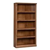 Sauder Miscellaneous Storage 5 Split Bookcase/Book Shelf, L: 35.28" x W: 13.23" x H: 69.76", Oiled Oak finish