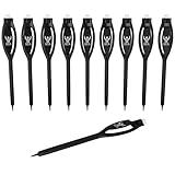 Great Call Athletics 10 Pack Pro Black Referee Pencil Football Soccer Official Coach Umpire Scorebook Wallet Baseball Golf