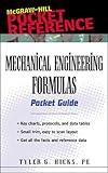 Mechanical Engineering Formulas Pocket Guide (McGraw-Hill Pocket Reference)