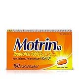 Motrin IB, Ibuprofen 200mg Tablets for Fever, Muscle Aches, Headache & Back Pain Relief, 100 ct.