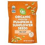 Go Raw Organic Sprouted Pumpkin & Sunflower Seeds, 10 oz, Sea Salted, Keto, Kosher, Superfood