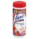 Lysol Disinfectant Wipes, Multi-Surface Antibacterial Cleaning Wipes, for Disinfecting and Cleaning, Mango and Hibiscus Scent, 35ct (Pack of 1)