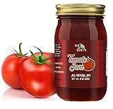 Green Jay Gourmet Tomato Jam - Tomato Ketchup Alternative - Premium Tomato Jelly - Sweet & Savory Tomato Spread & Jam Preserves - Vegan, Gluten Free Jam - 19 Ounces