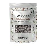 Cereausly Organic Black Chia Seeds in Bulk | 4 Lb | Non-GMO | Kosher | Gluten-Free | Vegan