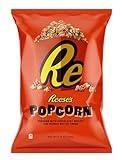 Reese's Popcorn, 5.25oz Grocery Sized Bag, Popcorn Drizzled in Reese's Peanut Butter and Chocolate, Ready to Eat, Savory Snack, Sweet and Salty Snacks