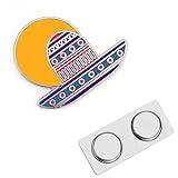 National Hispanic Heritage Month Magnetic Pin, Celebrate Hispanic Latino Mexican Spanish American History and Culture with Magnetic Backing for gift, jacket, backpack, clothes, bag, shirt 1.25 inch / 32 mm (1)