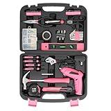 RYH College Essentials Tool Kit for Women & Girls - 39/149 Piece Mini Household Tools Set in Storage Case | Perfect Dorm Room, First Apartment DIY Kit with Essential Hand Tools (149PCS)