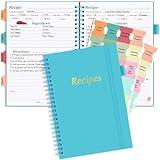 PECULA Recipe Book, Recipe Book to Write In Your Own Recipes, Blank Recipe Book, Recipe Notebook, Recipe Journal Hold 170 Recipes