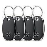 Air Tags-4 Pack, Bluetooth Tracker Works with Apple Find My APP (iOS Only), Keys Finder and Item Locator for Luggage, Backpack, Suitcases, Replaceable Battery, IP67 Waterproof Tracking Tag