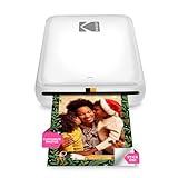 KODAK Step Instant Smartphone Photo Printer - Portable Mini Color Wireless Mobile Printer - Zink 2x3” Sticky-Back Photos - Bluetooth Compatible with iOS & Android Devices - Fun Editing App - White