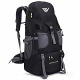 50L Hiking Backpack, Outdoor Camping Backpack, Travel Backpacking Backpack for Women Men