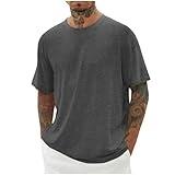 Mens Resort Wear 2025 Gildan T Shirts ​Quick-Dry UV Protection Fishing Tee Polyester Tees Black Crew Neck T Shirts for Men