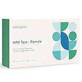 Everlywell Female HPV Test - at Home - Human Papillomavirus CLIA-Certified Adult Test - Discreet Vaginal Swab Analysis