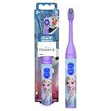 Oral-B Kids Battery Power Electric Toothbrush Featuring Disney's Frozen for Children and Toddlers age 3+, Soft (Characters May Vary)