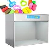 LPLYAA Toys Color Assessment Cabinet, Textile Color Calibration Tool, with 6 Light Sources, 6 Color Color Matching Box